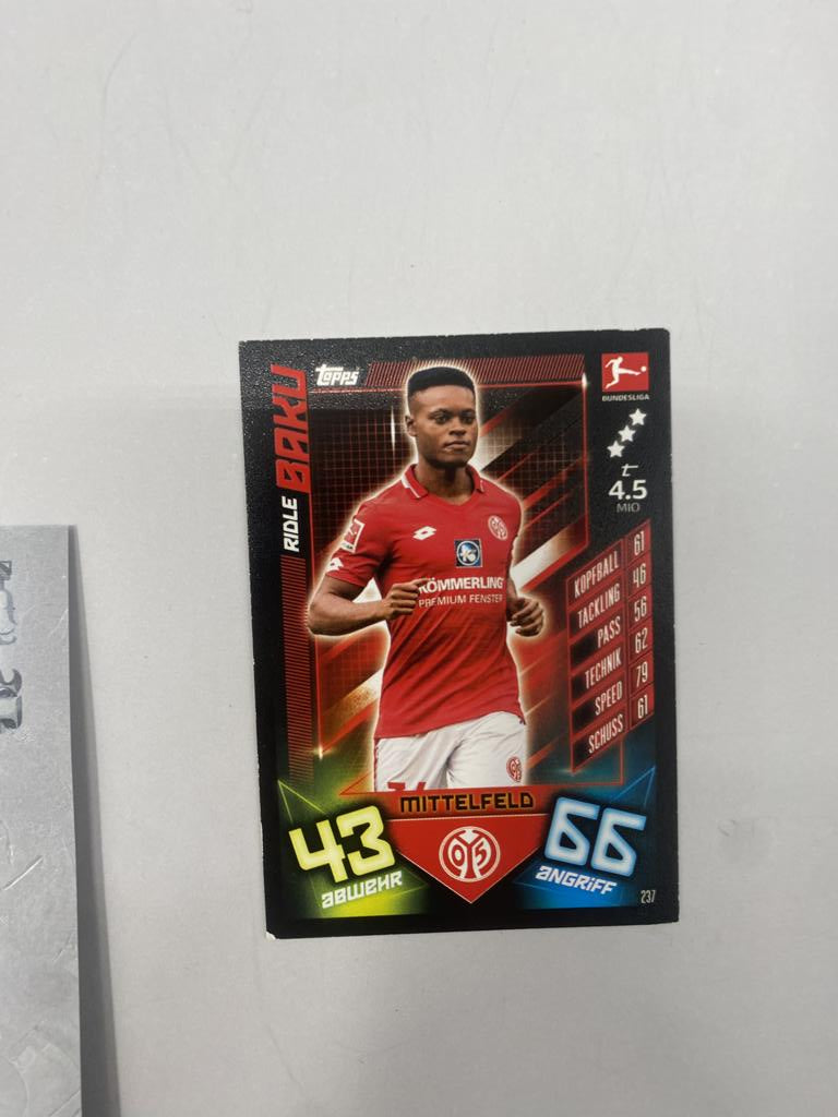 Kapitänsbinde Ridle Baku signiert im Rahmen Main 05 Autogramm Fußball COA