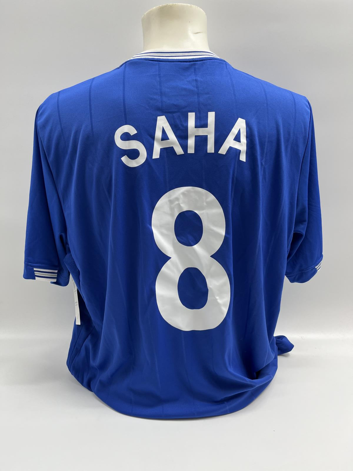 FC Everton Trikot Louis Saha signiert Autogramm Fußball England COA XL