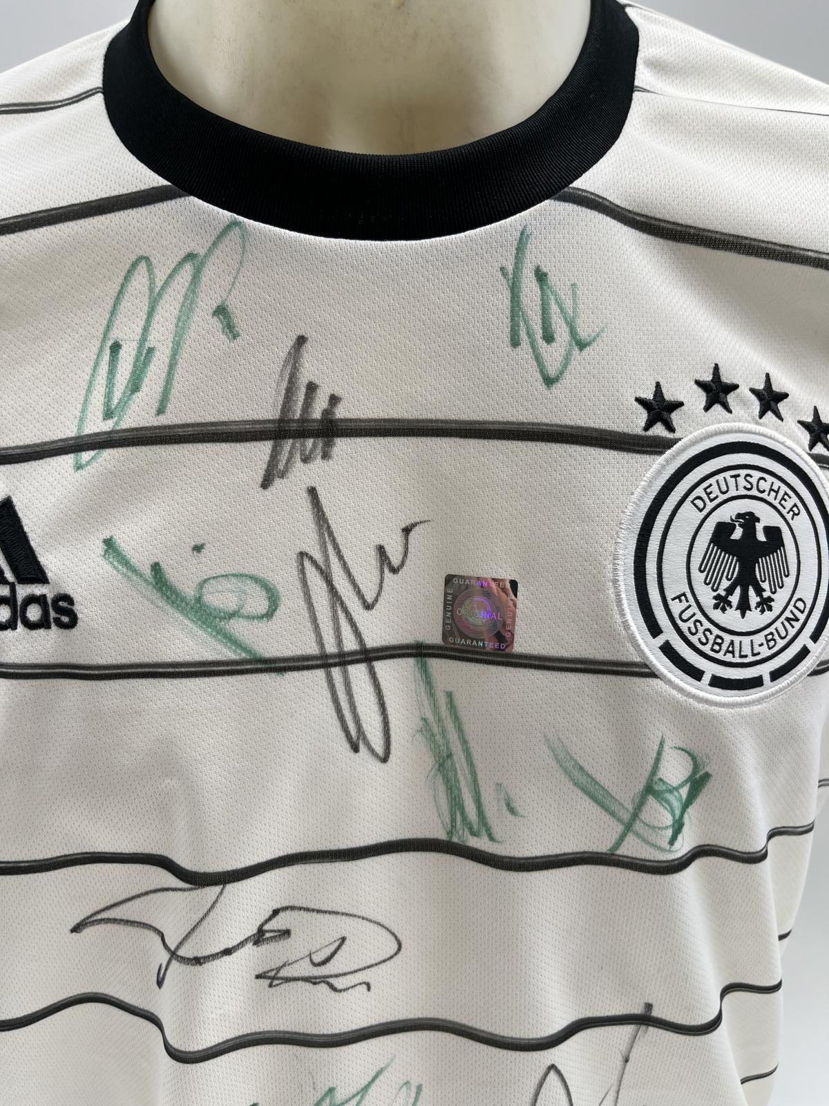 Deutschland Trikot EM 2021 Teamsigniert DFB Autogramm Adidas COA L