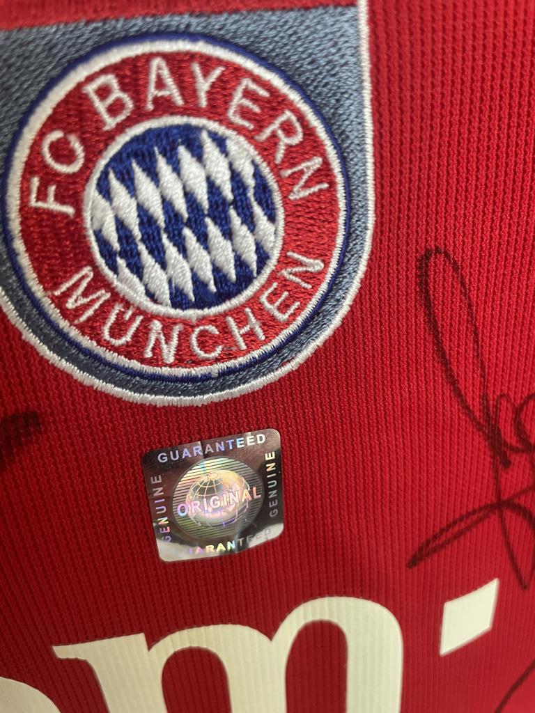 Bayern München Trikot 05/06 Teamsigniert Fußball Bundesliga Autogramm Adidas L