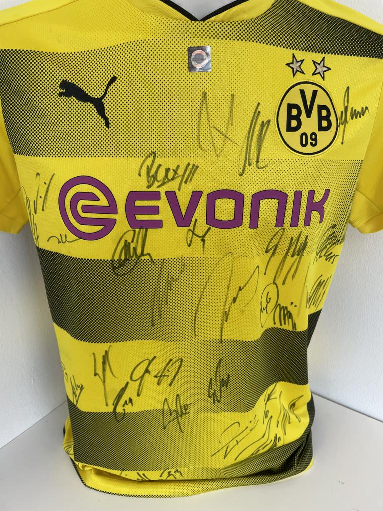 BVB Trikot 2017/2018 Teamsigniert Borussia Dortmund COA Puma 176