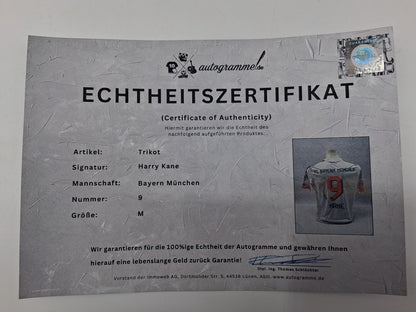 Bayern München Trikot Harry Kane signiert Autogramm Adidas COA M