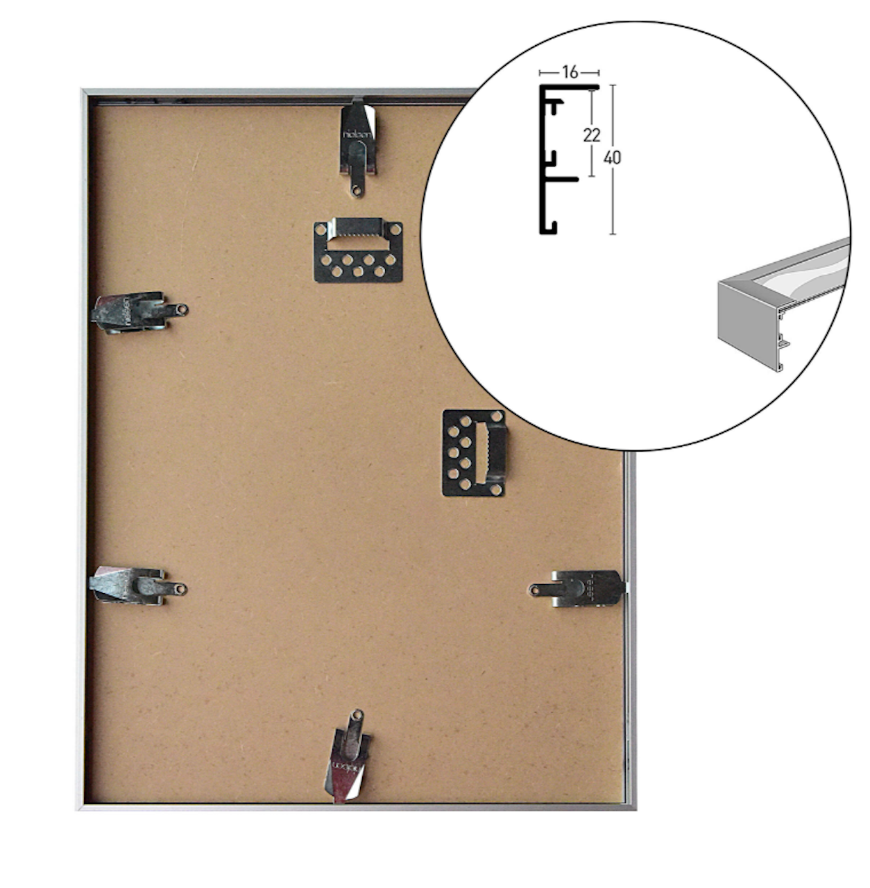 Nielsen aluminum jersey frame 60cm x 80cm