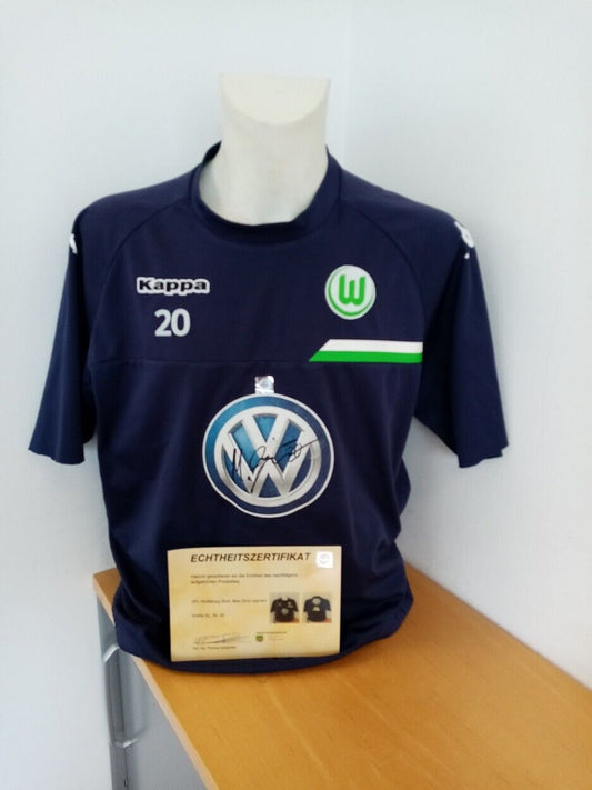 VFL Wolfsburg Shirt Max Grün signed Football Bundesliga Autograph Kappa COA XL