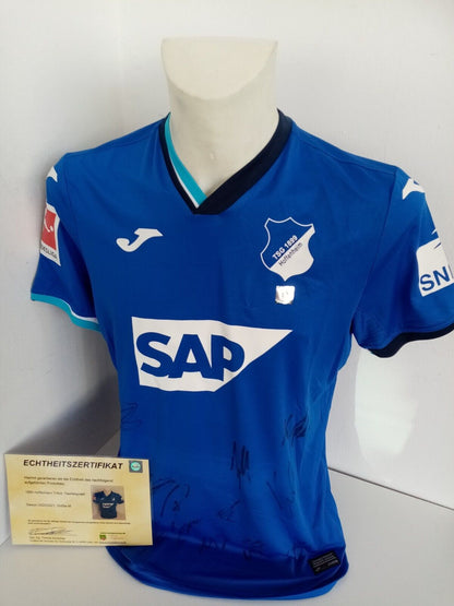 1899 Hoffenheim jersey 20/21 team signed autograph football bundesliga joma m