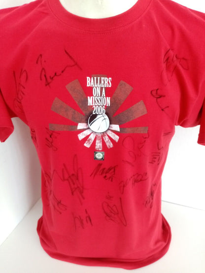 Basketball Shirt WM 2006 Team signed New Dirk Nowitzki Germany DBB Trikot S