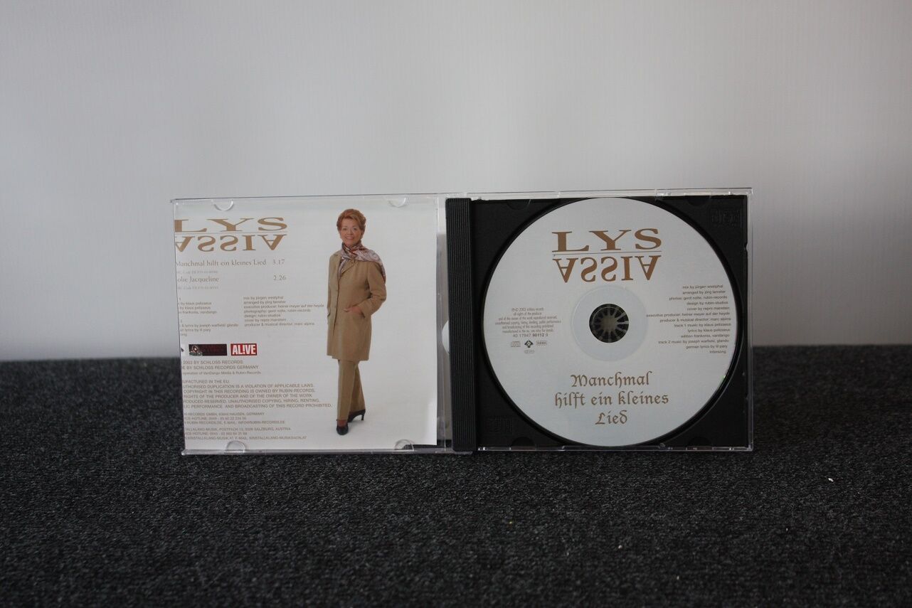 CD, Lys Assia signed, Sometimes a little song helps, Music, Charts, German