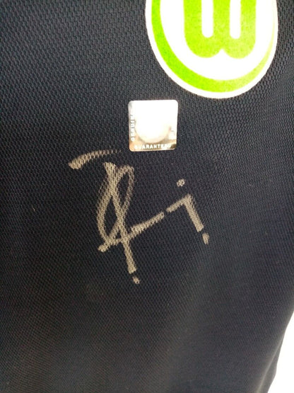 VfL Wolfsburg Shirt Hecking signed autographs football nike signature new m