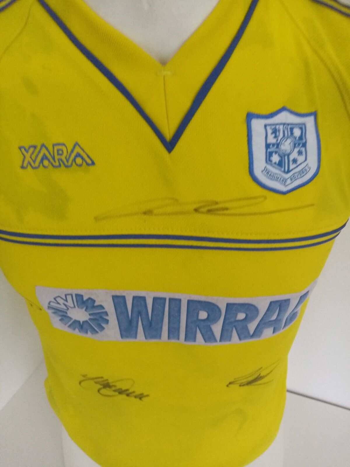 Tranmere Rovers Jersey 03/04 signed England Autograph Football XARA COA 140