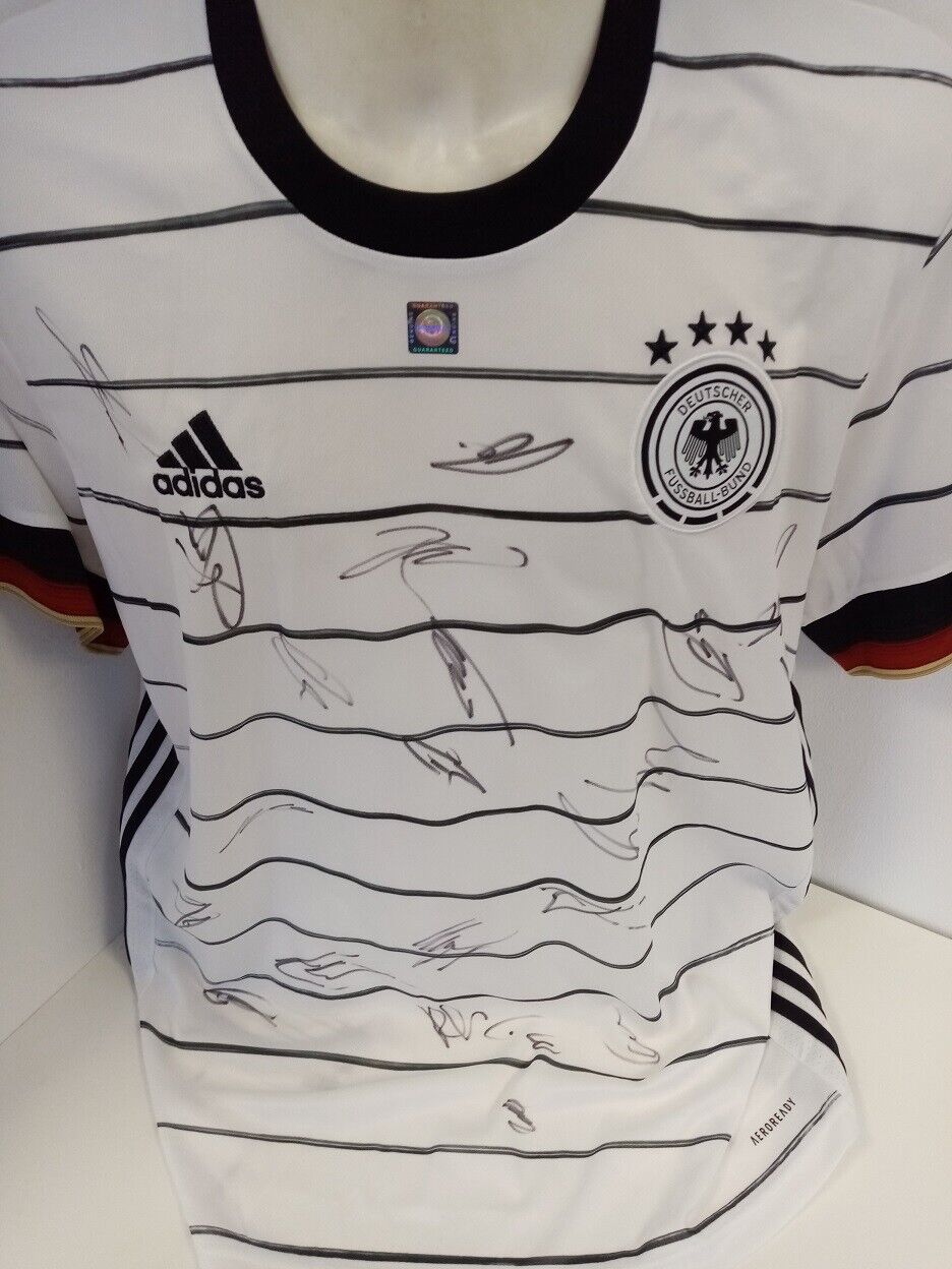 Germany Jersey EM 2020/2021 Team Signed DFB Football Autograph Adidas New XL