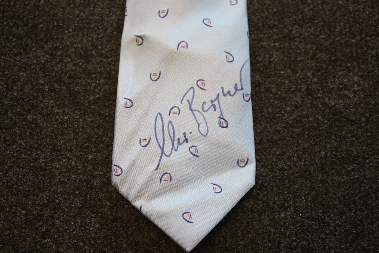 Tie, personally signed by Christoph Bergner, CDU, Politics, Autograph New