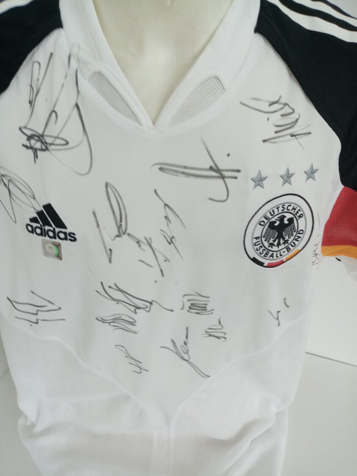 Germany Jersey EM 2004 Team Signed DFB Football Autograph Euro Adidas New L