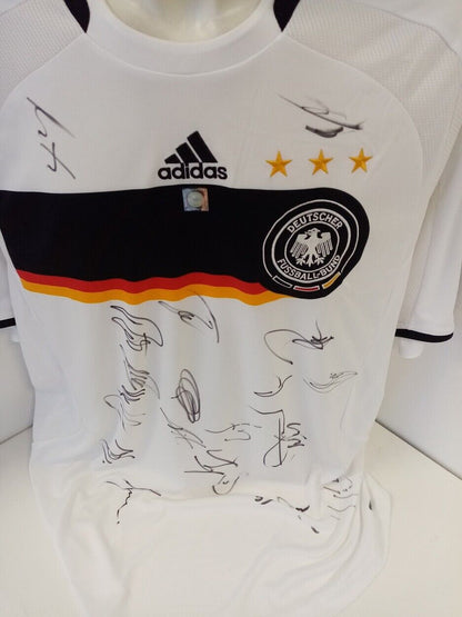 Germany jersey em 2008 team signed euro autograph football dfb adidas new XL