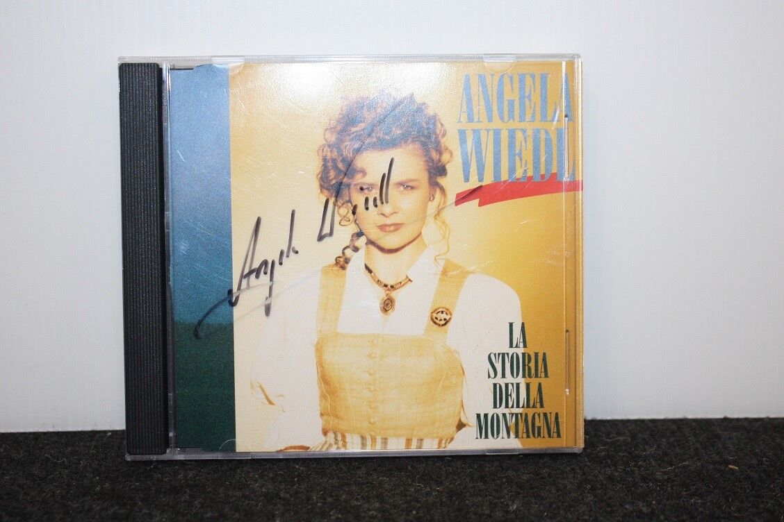 CD, Angela Wiedl signed, La Storia Della Montagna, Music, Schlager, German