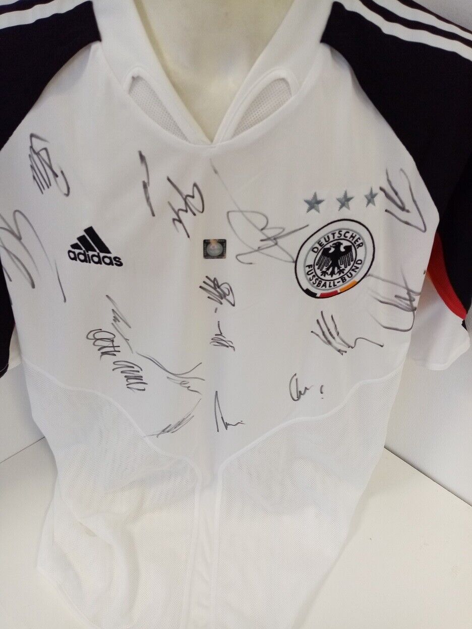 Germany Jersey 04 05 Team Signed DFB Football Türkiye : Germany Adidas XL