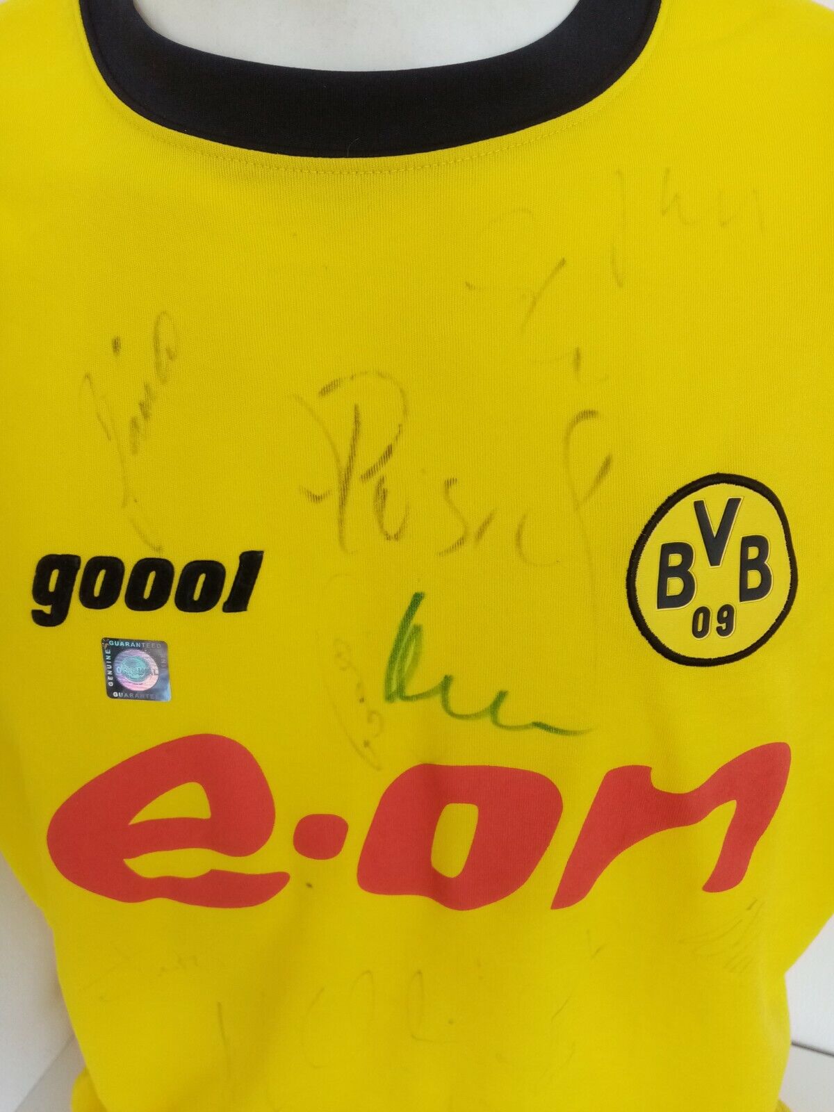 BVB jersey 03/04 team signed Borussia Dortmund autograph signature goool L