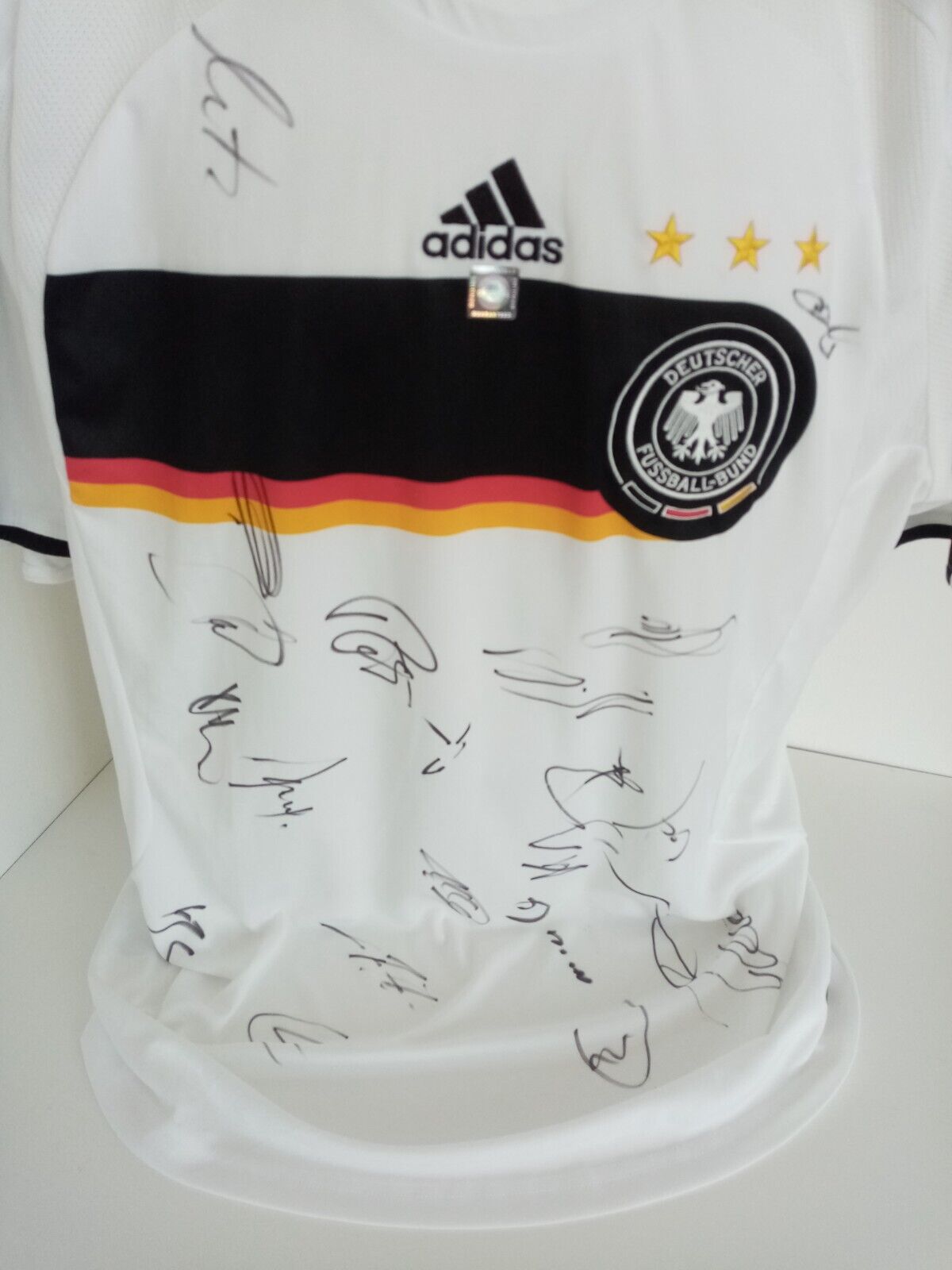 Germany Jersey EM 2008 Team Signed Autograph Football DFB Adidas Euro COA XL