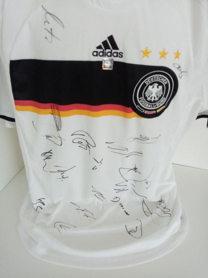 Germany jersey em 2008 team signed autograph football DFB adidas Euro Coa XL