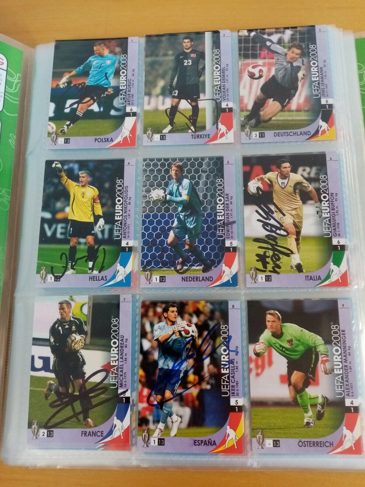 166 signed Trading Cards Euro 2008 Football, Panini, Collecting, Cards Autograph