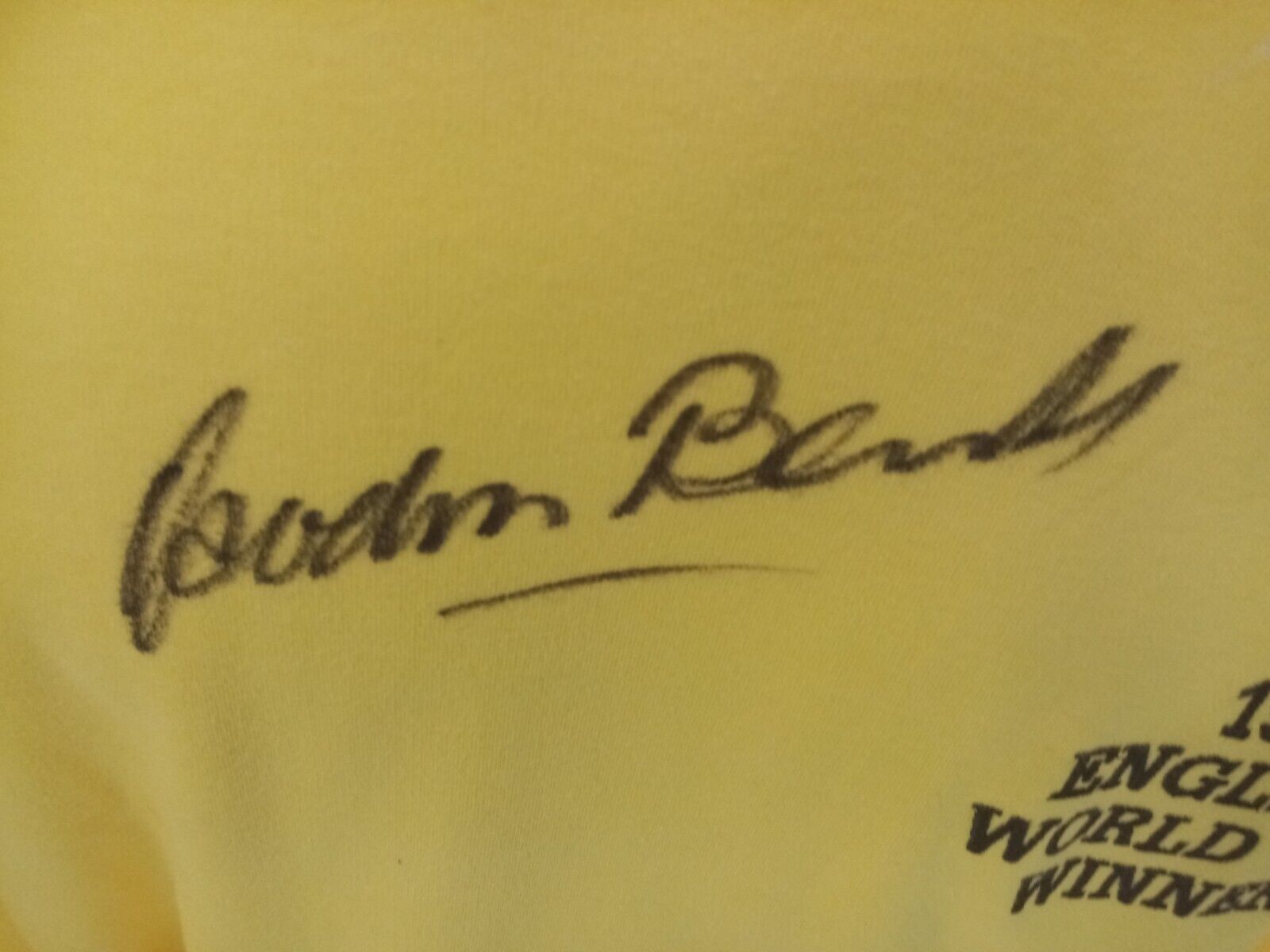 England replica goalkeeper jersey 1966 Gordon Banks signed wembley coa new l