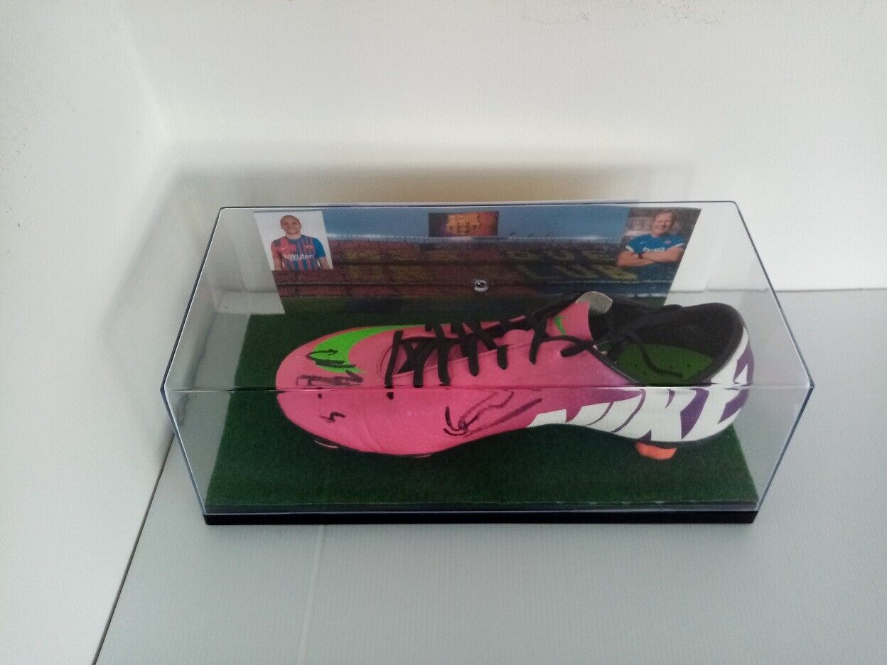 Football boot Braithwaite and Koeman signed FC Barcelona Barca Spain Nike