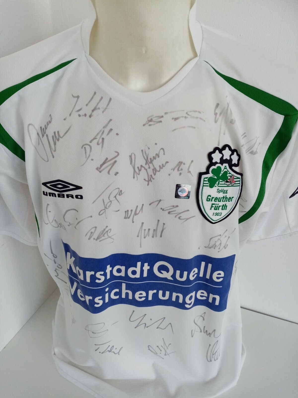 Greuther Fürth Jersey 2006/0207 Team Signed Autograph Football Umbro New COA L