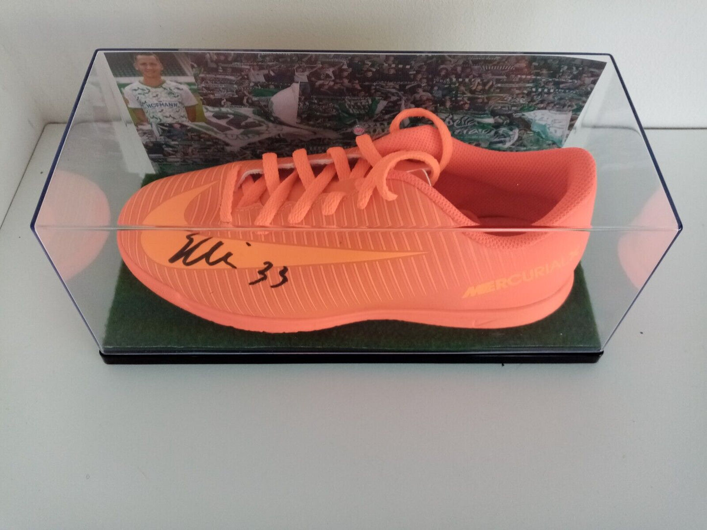 Football boot Paul Seguin signed signature Nike Greuther Fürth New autograph