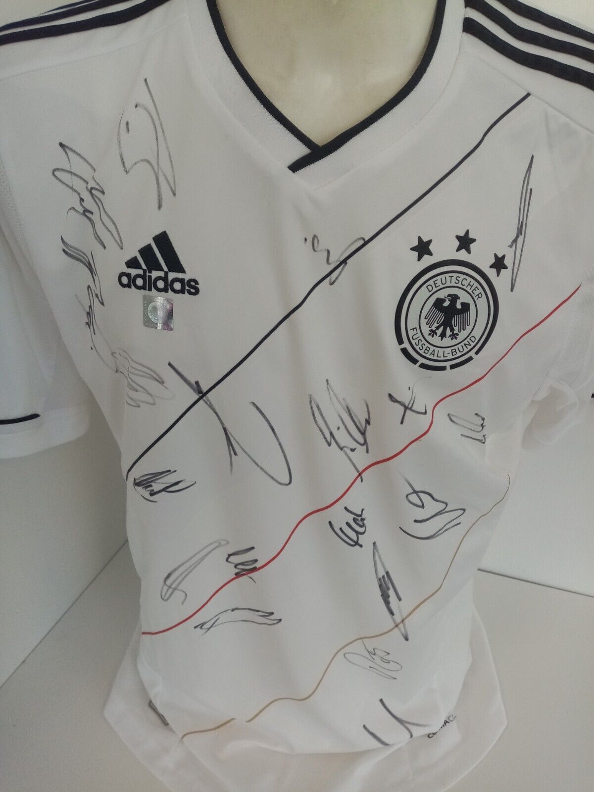 Deutschland Trikot EM 2012 Teamsigniert COA Autogramm Fußball DFB Adidas Neu M