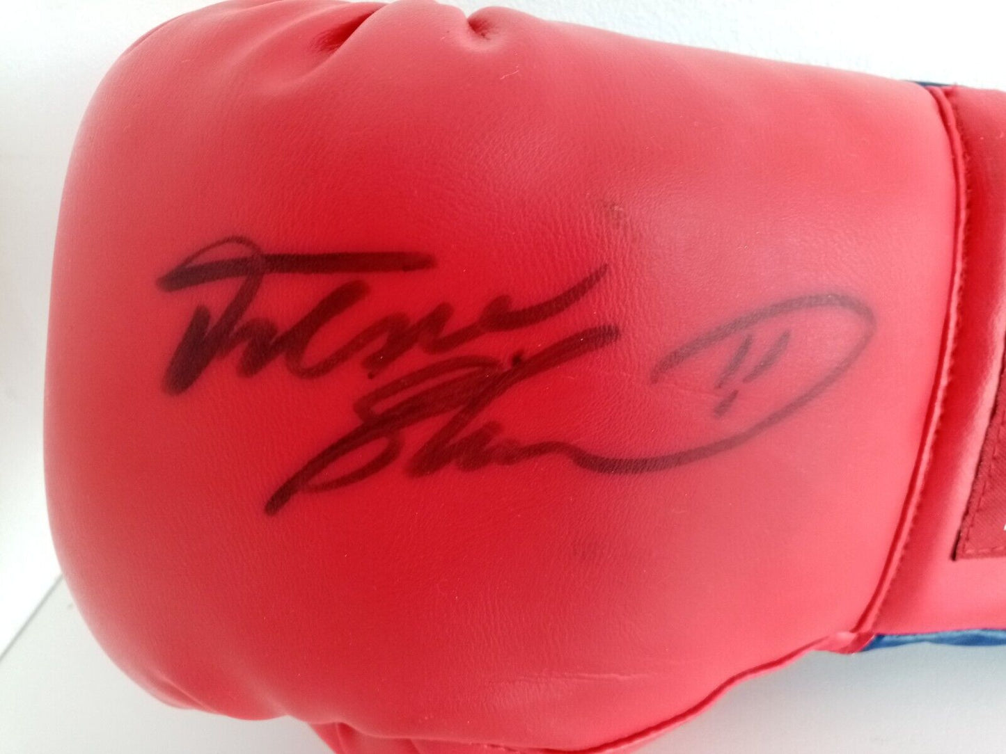 Boxing glove Frank Bruno signed England signature autograph boxing BBE COA