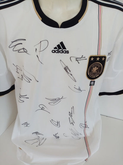 Germany jersey World Cup 2010 team signed DFB football autograph adidas new XL