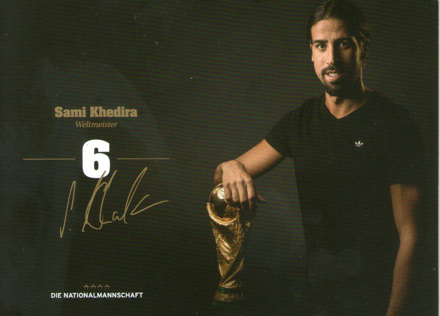 Limited, Limited Edition DFB autograph card! Sami Khedira!! RARE!!, Gold