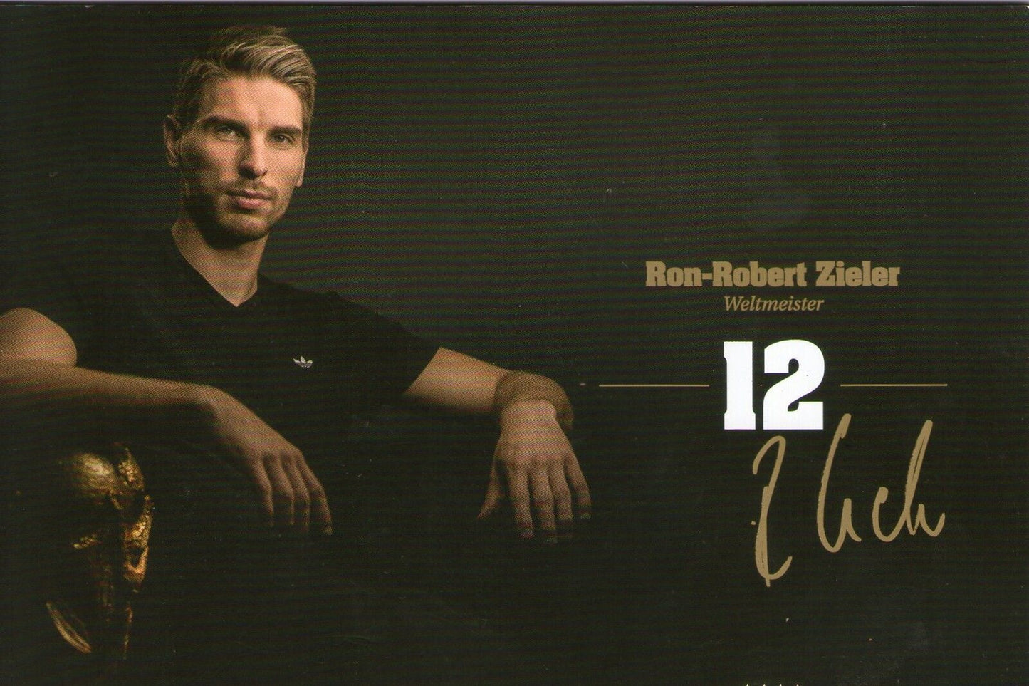 Limited, Limited Edition DFB autograph card! Ron-Robert Zieler!! RARE!!, Gold