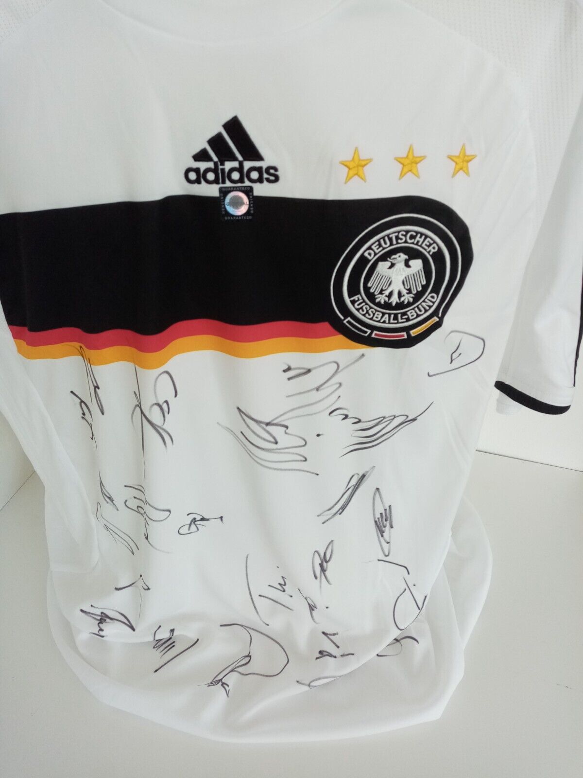 Germany Jersey EM 08 Team Signed DFB Football Autograph COA Adidas New XXL