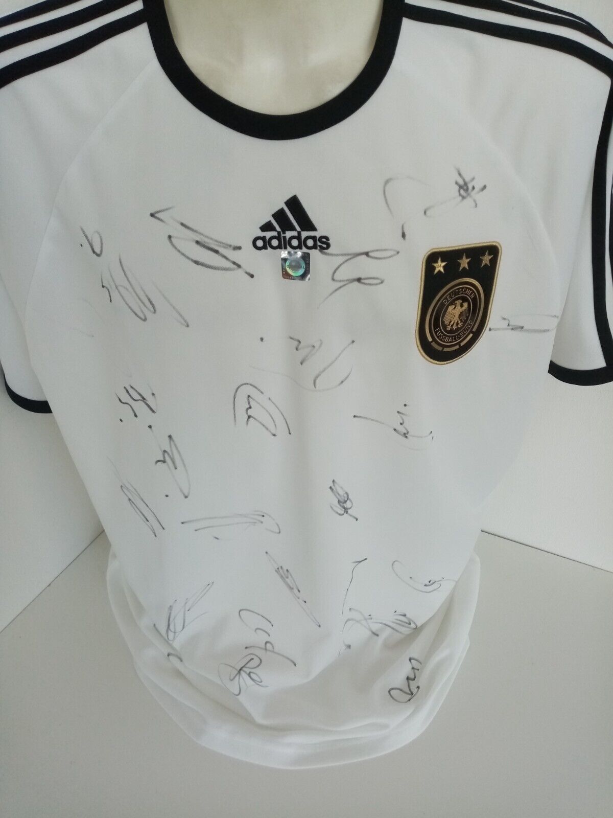 Germany jersey World Cup 2010 team signed autograph football DFB adidas new coa XL
