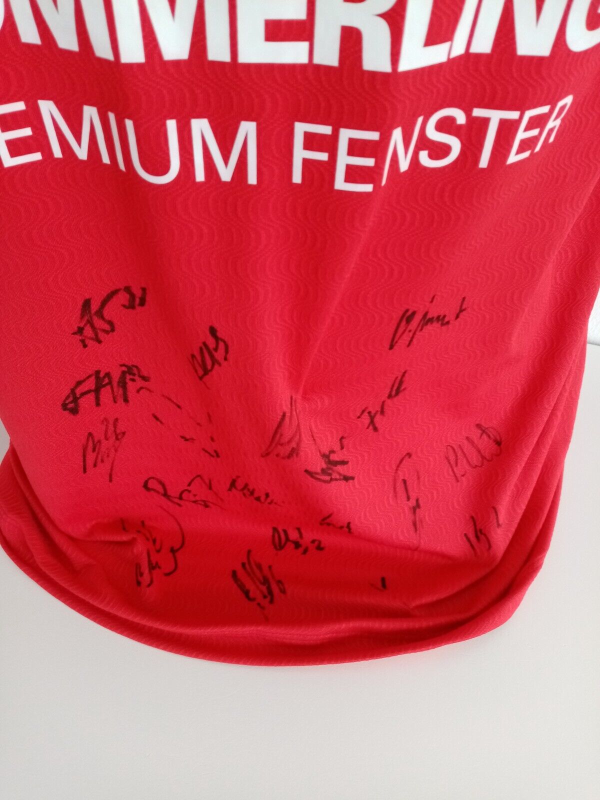 Mainz 05 Jersey 2017/2018 Team Signed Autograph Bundesliga Football Lotto New M