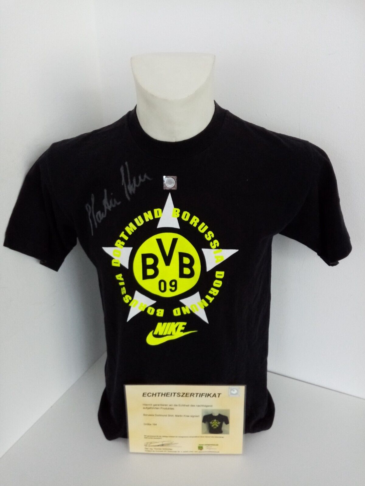 Borussia Dortmund Shirt Martin Kree signed BVB football autograph Nike Coa 164