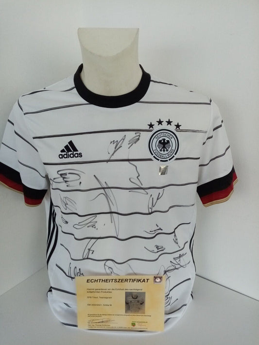 Germany Jersey EM 2020 2021 Team Signed DFB Football Autograph Adidas New M