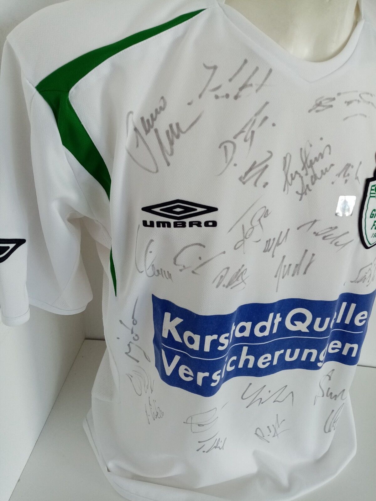 Greuther Fürth Jersey 2006/0207 Team Signed Autograph Football Umbro New COA L