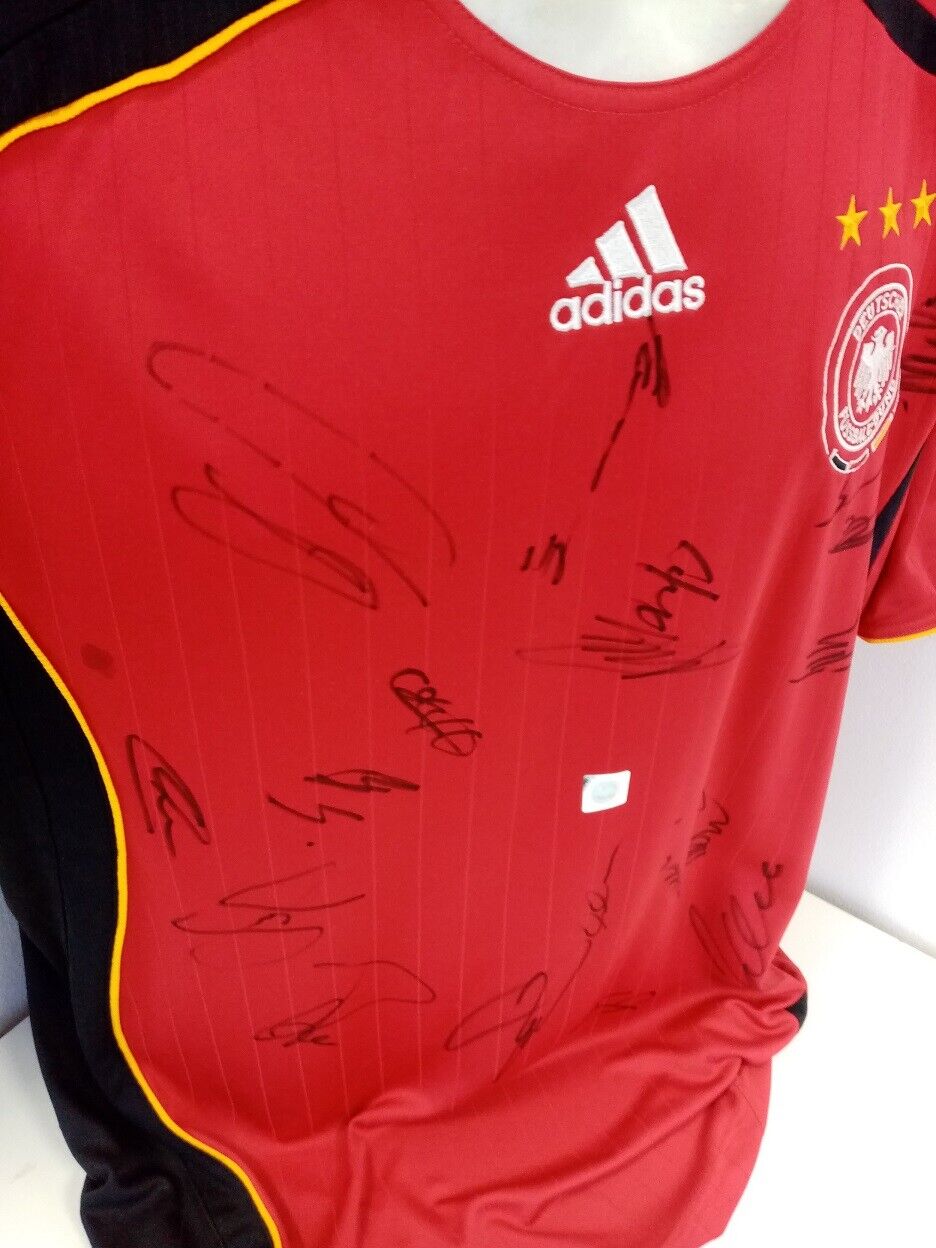 Germany Jersey World Cup 2006 Team Signed Autograph Football DFB Adidas COA XL