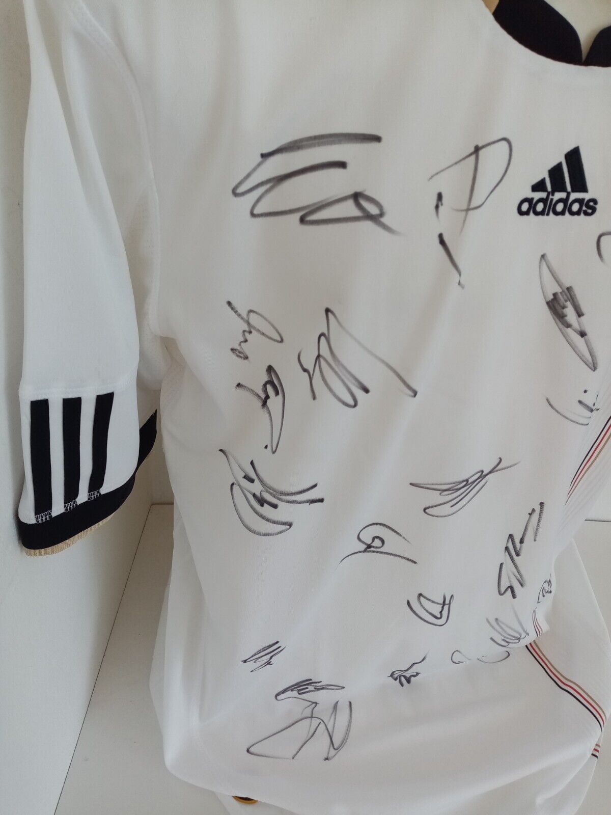 Germany jersey World Cup 2010 team signed DFB football autograph adidas new XL