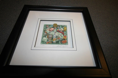 Charles Fazzino "Ka Ching" "Dollar" limited, signed 3D art print