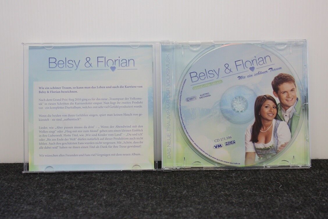 CD, Belsy &amp; Florian signed, Like a beautiful dream, autograph, signature, music