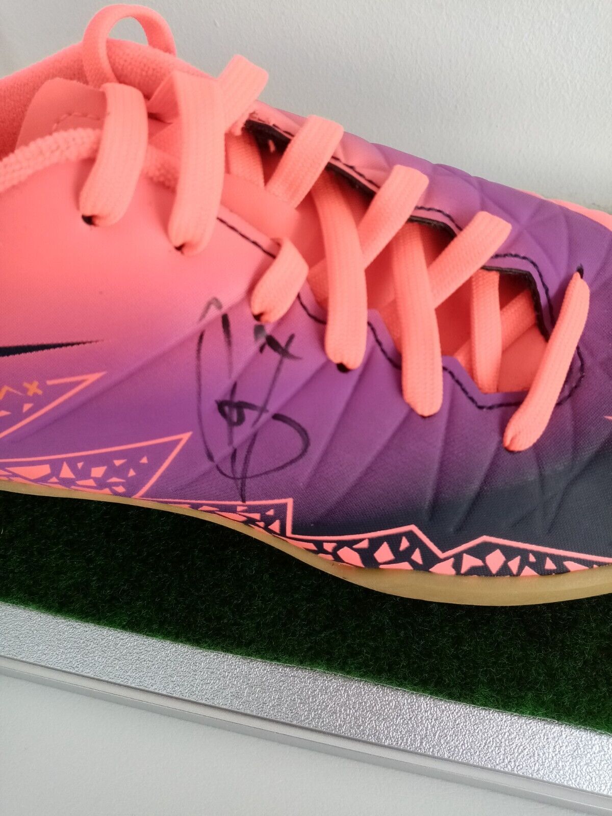 Football Boot Paco Alcacer signed Lighting Football Spain La Liga Shoe New