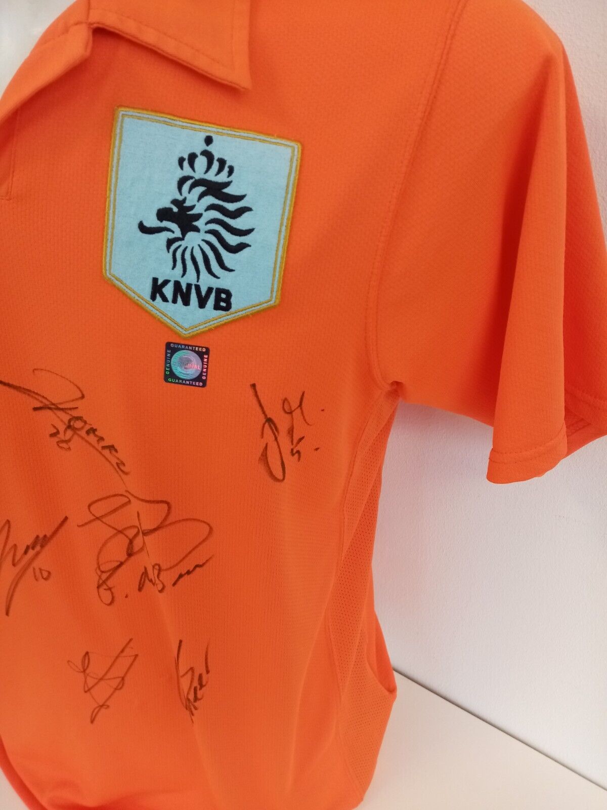 Netherlands Jersey Signed Holland Autograph Football COA Signature Nike S