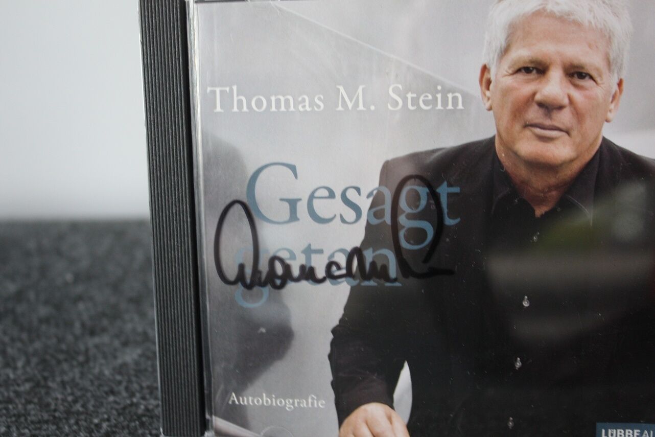 CD, Thomas M. Stein signed, Said and done, Music, Audiobook, Autograph, Collecting