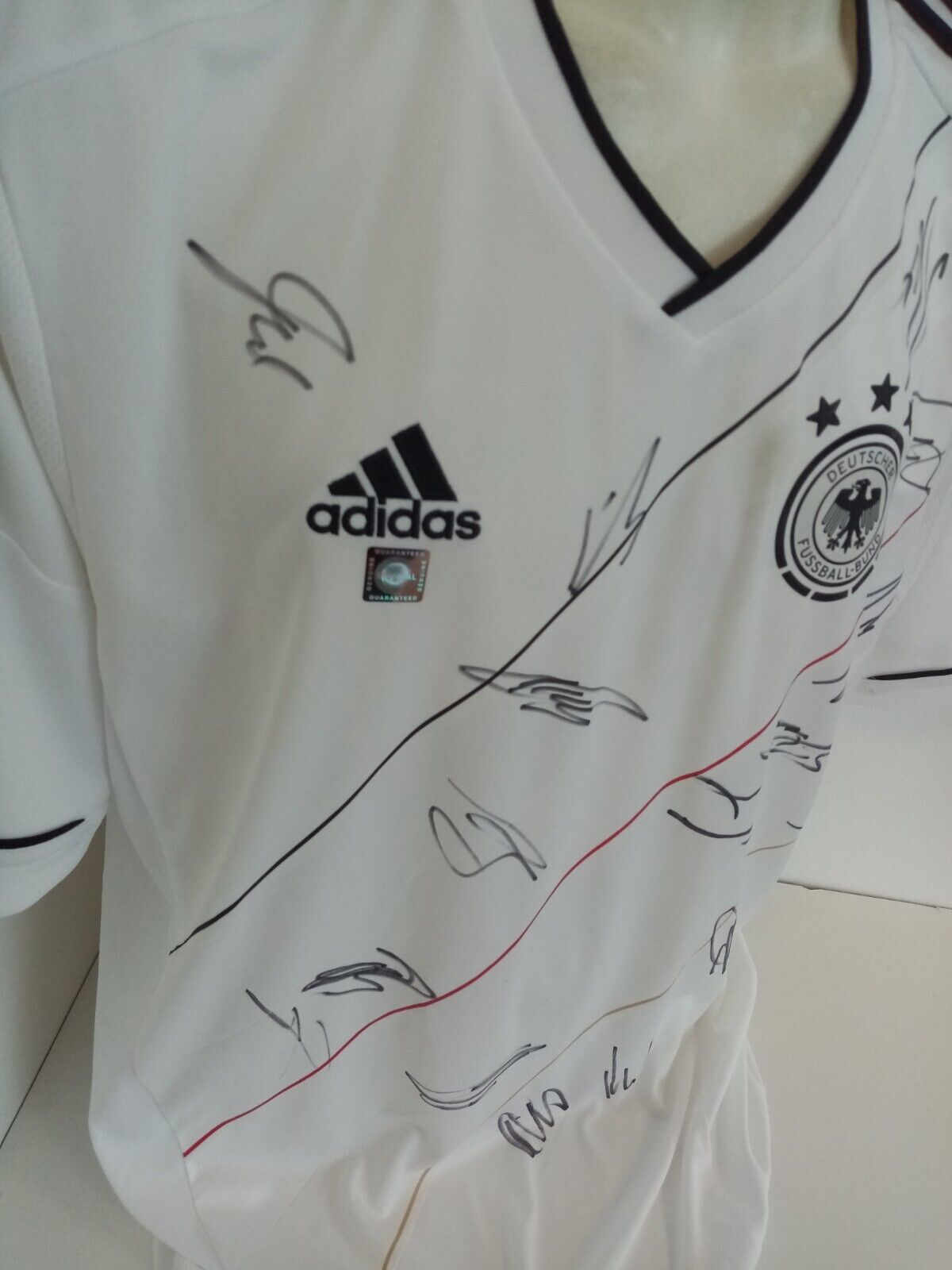 Deutschland Trikot EM 2012 Teamsigniert Autogramm Fußball DFB Euro Adidas COA XL