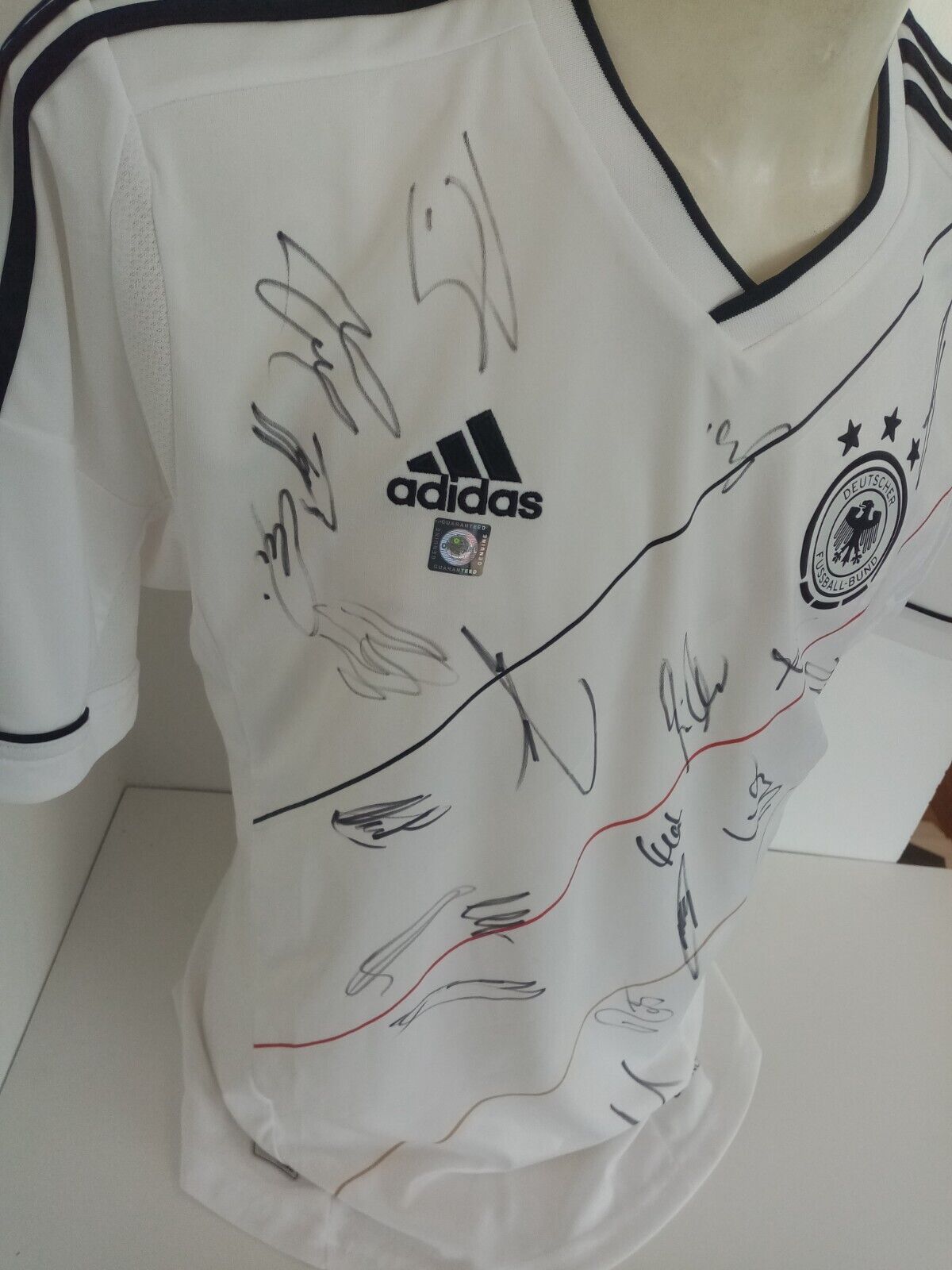 Deutschland Trikot EM 2012 Teamsigniert COA Autogramm Fußball DFB Adidas Neu M