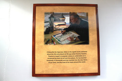 Charles Fazzino's book "O Beautiful for Spacious Skies", signed, limited