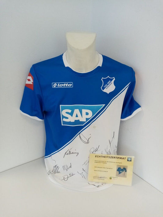 1899 Hoffenheim Jersey 14/15 Team Signed Autograph Football Bundesliga Lotto M