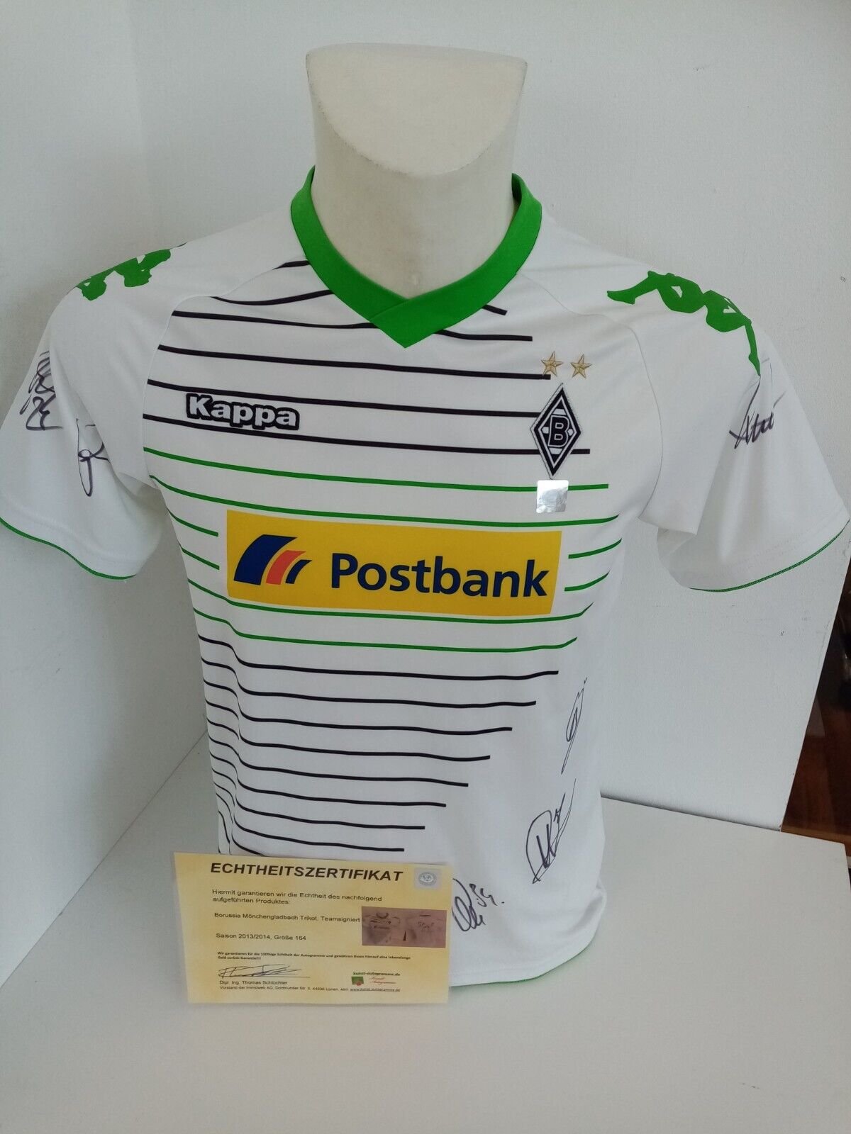 Borussia Mönchengladbach Jersey 13/14 Team Signed Football Autograph Kappa 164